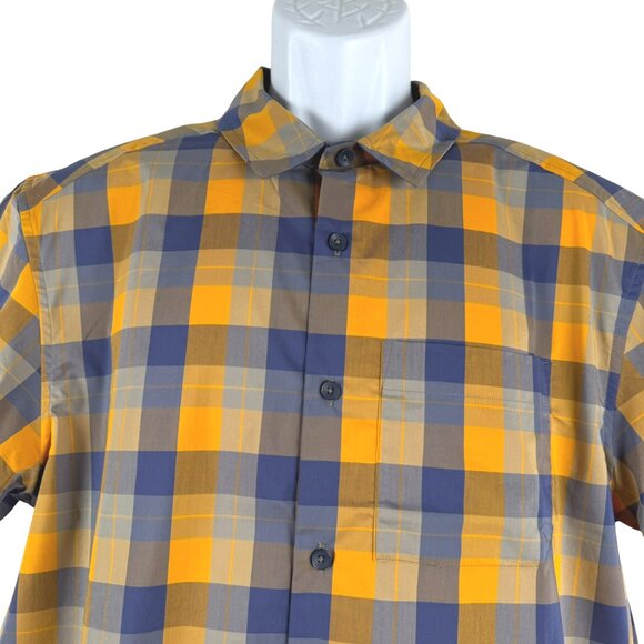 Arcteryx Brohm Shirt Mens Large Short Sleeve Plaid Button Front TP-3502 - Picture 3 of 9